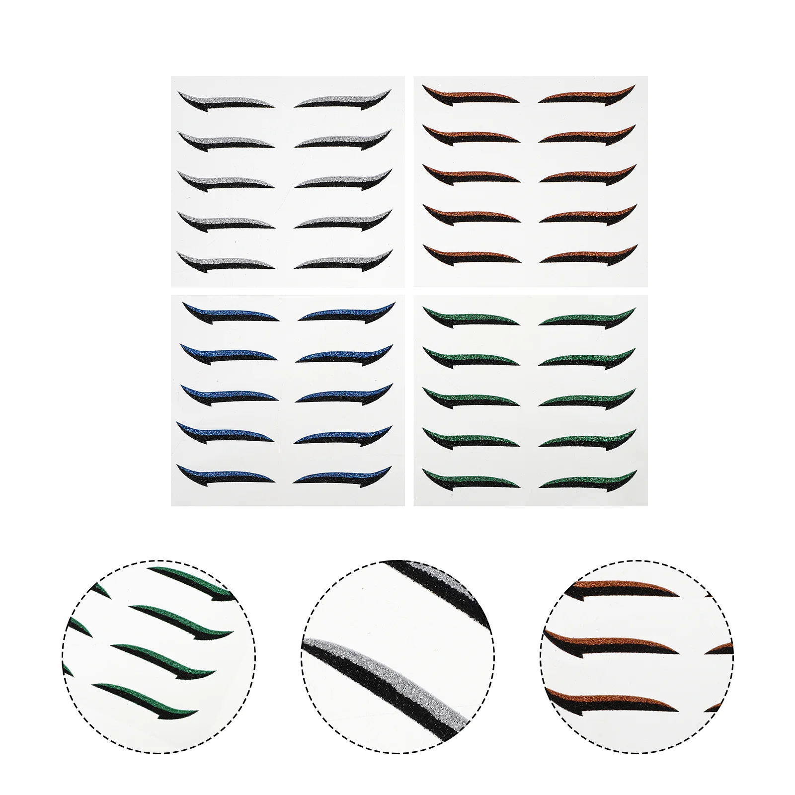 20 Pairs Eyeliner Stickers Personalized Eye Line Strips Eye Makeup Tools
20 Pairs Eyeliner Stickers Personalized Eye Line Strips Eye Makeup Tools