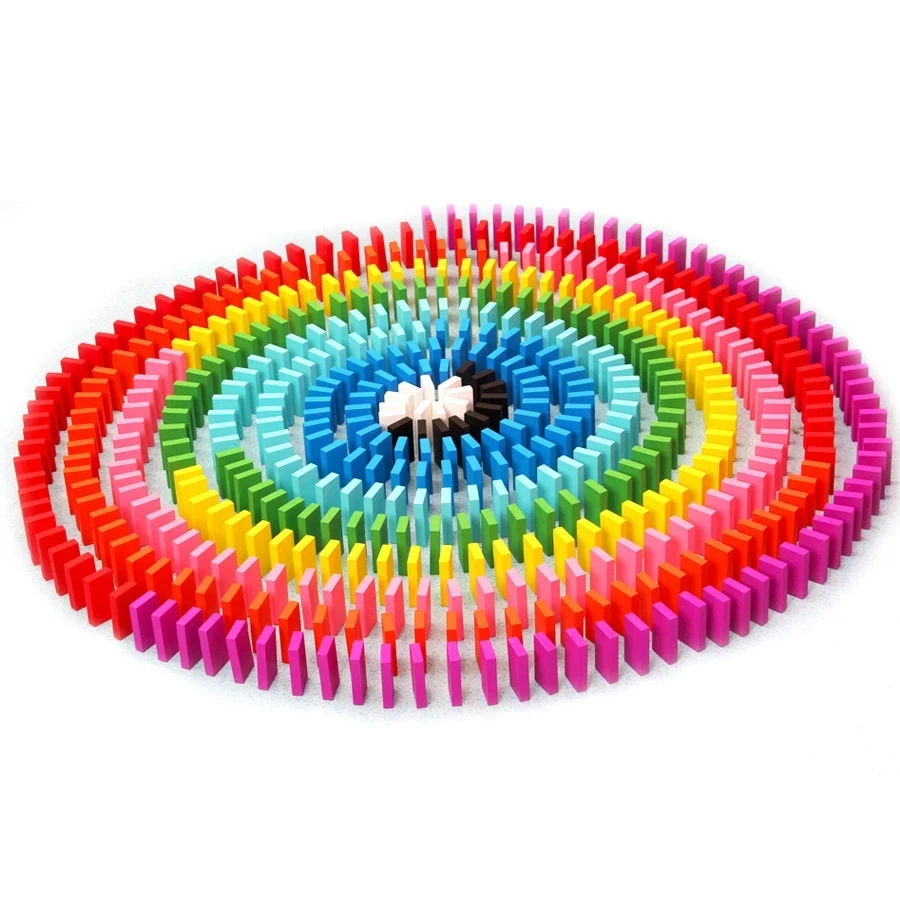 120 pcs Wooden Rainbow Domino Blocks Set Toy/Kid Early Learning Creative Wooden Blocks Educational Toy 12 colors Fun Games 
120 pcs Wooden Rainbow Domino Blocks Set Toy/Kid Early Learning Creative Wooden Blocks Educational Toy 12 colors Fun Games