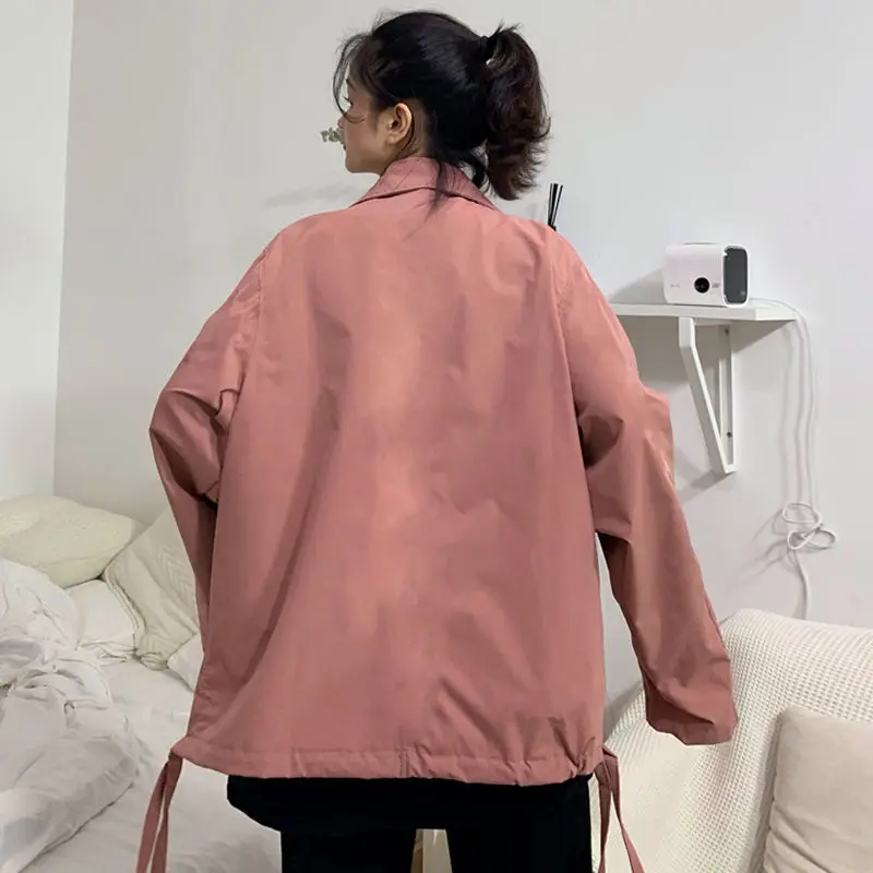 2020 Spring and Autumn High Street Women Outwear Stylish Jacket Vintage Loose Zipper Boyfriend Long Sleeve Coat Female Tops S30
2020 Spring and Autumn High Street Women Outwear Stylish Jacket Vintage Loose Zipper Boyfriend Long Sleeve Coat Female Tops S30