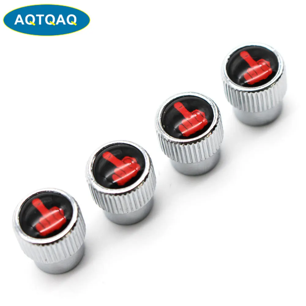 4 Pcs/Set Zinc Alloy Middle Finger Style Tire Valve Stem Cap Tire Wheel Stem Air Valve Caps for Auto Cars
4 Pcs/Set Zinc Alloy Middle Finger Style Tire Valve Stem Cap Tire Wheel Stem Air Valve Caps for Auto Cars