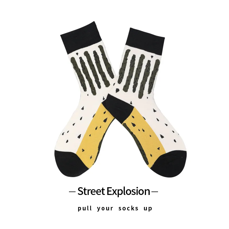 2021 Art Retro Happy Funny Women Socks Fashion Trend Creative Graffiti Dot Stripe Couple Socks Street Casual Skateboard Socks
2021 Art Retro Happy Funny Women Socks Fashion Trend Creative Graffiti Dot Stripe Couple Socks Street Casual Skateboard Socks