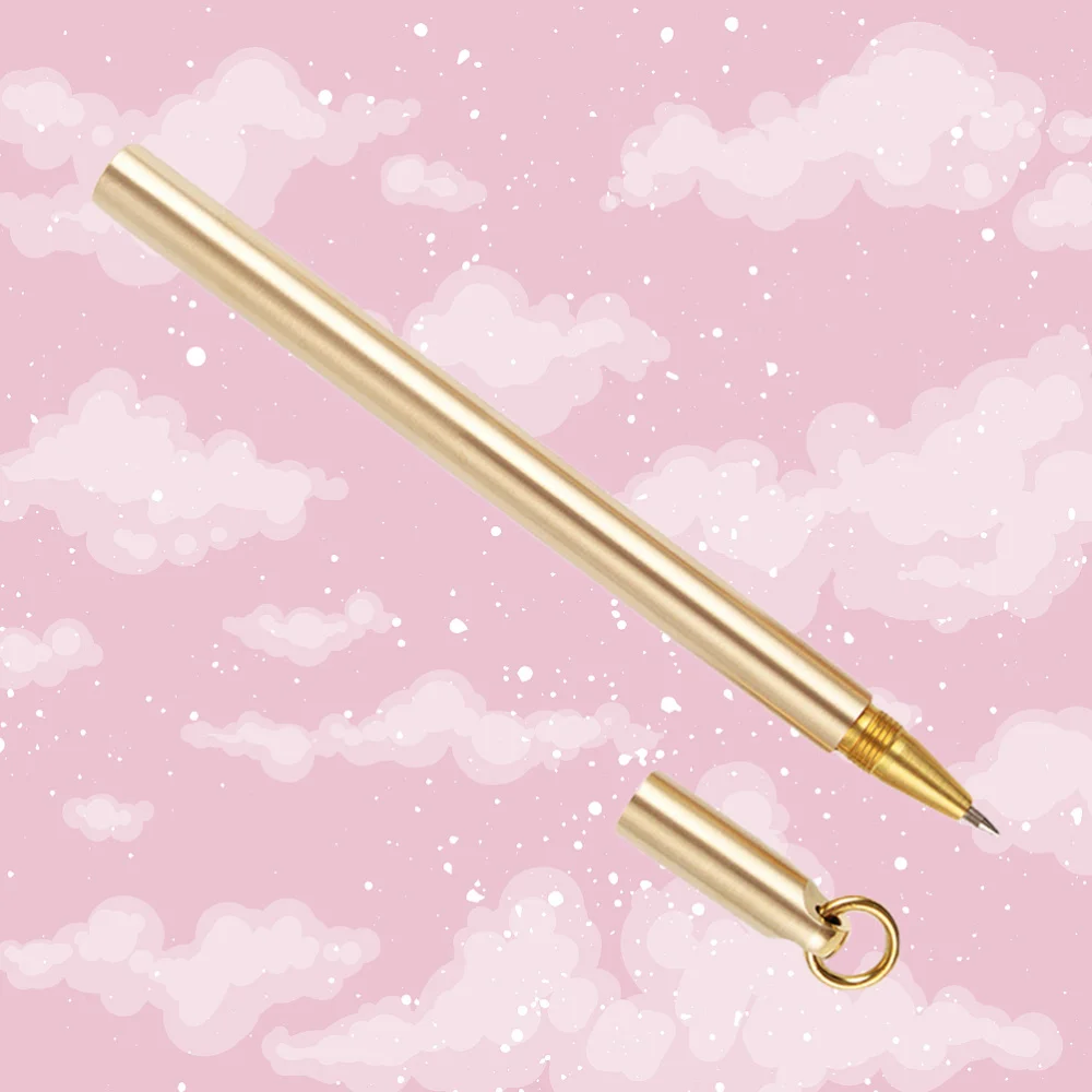 Metal Signature Pen Copper Pens Brass Signature Pens Metal Neutral Pen (Short Style)
Metal Signature Pen Copper Pens Brass Signature Pens Metal Neutral Pen (Short Style)