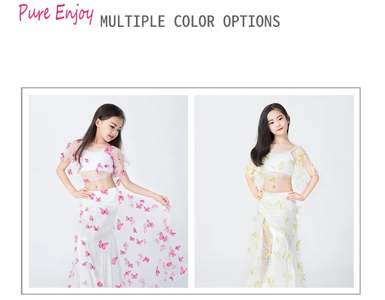 Children's Belly Dance Set girls Oriental Indian Dance Rumba Cha-Cha dance Costume suit top+skirt 2pcs dance suit
Children's Belly Dance Set girls Oriental Indian Dance Rumba Cha-Cha dance Costume suit top+skirt 2pcs dance suit