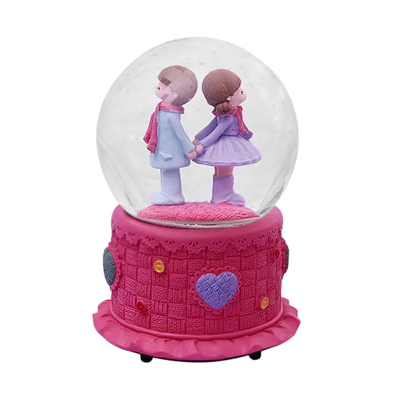 Music-Box Crystal-BallRomantic Couple With Lights Crystal Ball Music Box Creative Crafts Gifts For The New Year Couple 
Music-Box Crystal-BallRomantic Couple With Lights Crystal Ball Music Box Creative Crafts Gifts For The New Year Couple