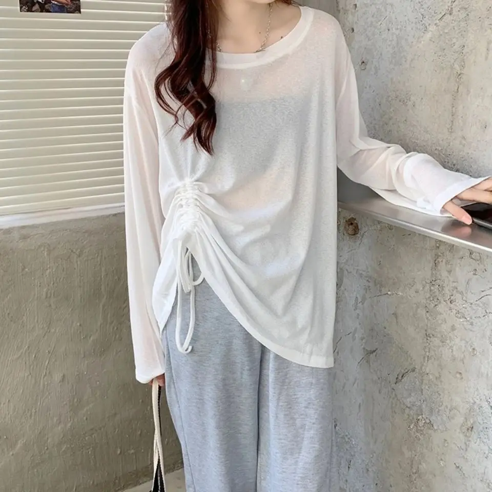 Tee T-shirts Femme 2021 Autumn Sexy Long Sleeve Tops For Women T-shirts Casual Rib Tops Tee Loose Top T-Shirt
Tee T-shirts Femme 2021 Autumn Sexy Long Sleeve Tops For Women T-shirts Casual Rib Tops Tee Loose Top T-Shirt