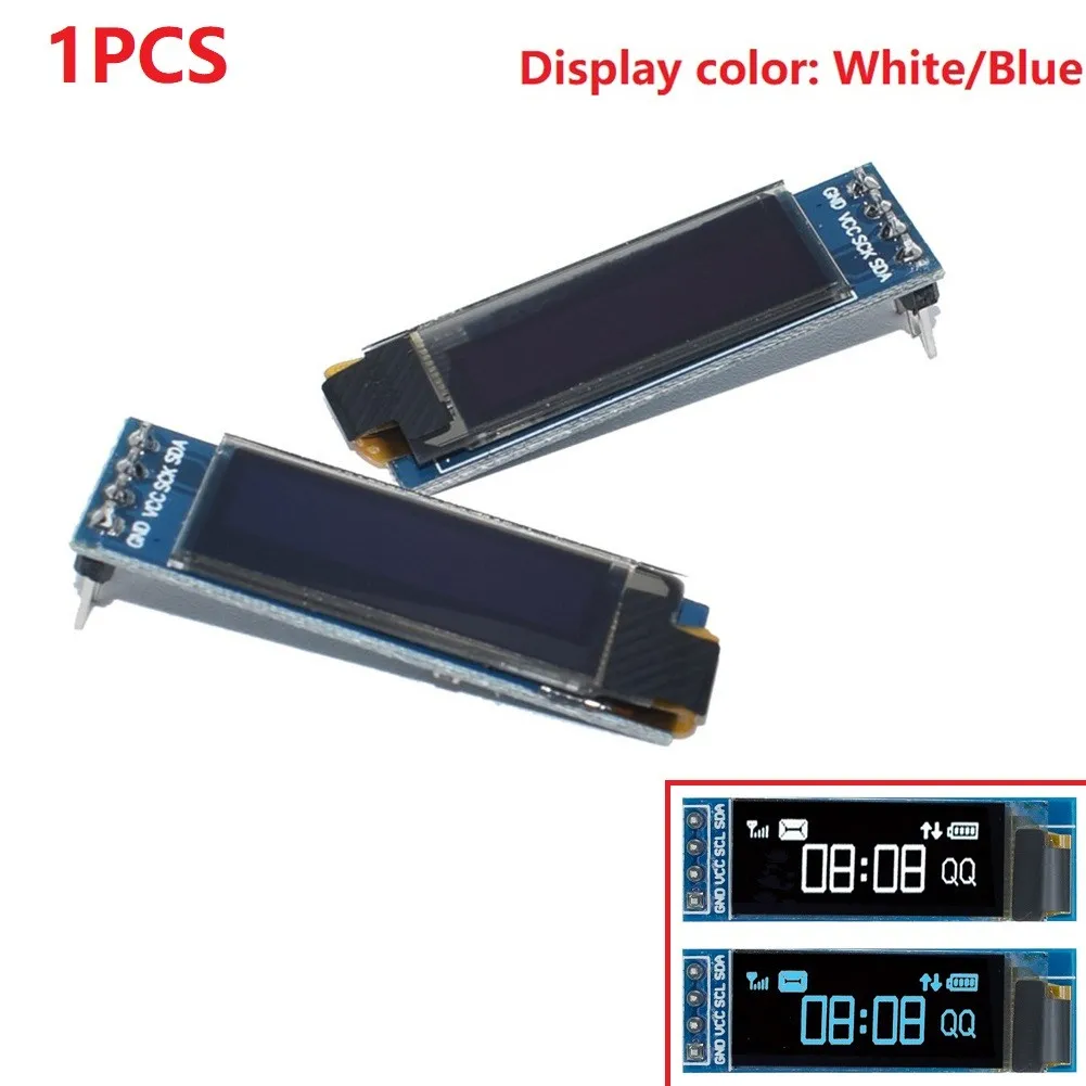 1PCS 0.91 Inch OLED Module 128X32 SSD1306 Driver IC Chip LCD LED Display Module IIC For Ardunio Development Board Module
1PCS 0.91 Inch OLED Module 128X32 SSD1306 Driver IC Chip LCD LED Display Module IIC For Ardunio Development Board Module