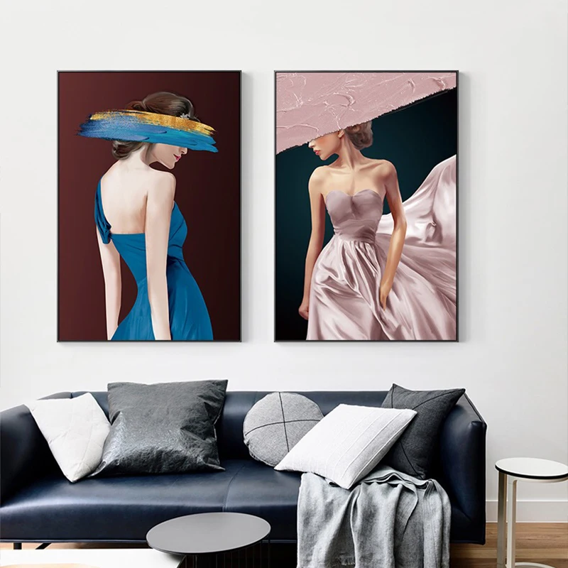 Fashion Abstract Woman Posters and Prints Figure Lady Canvas Painting Modern Wall Art Pictures for Living Room Home Decoration
Fashion Abstract Woman Posters and Prints Figure Lady Canvas Painting Modern Wall Art Pictures for Living Room Home Decoration