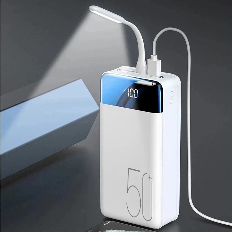 Fast Charging Power Bank 50000mAh Portable 3 USB External Battery Charger For Iphone 12 13 Pro Sumsung Note8 9 10 11
Fast Charging Power Bank 50000mAh Portable 3 USB External Battery Charger For Iphone 12 13 Pro Sumsung Note8 9 10 11