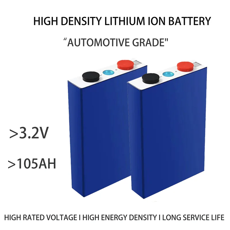 Lifepo4 battery,3.2V, 105ah, 3C, 300a, DIY discharge, 12V, 24V, 36V, 48V, 400ah, boat, scooter, caravan, high-power electric car
Lifepo4 battery,3.2V, 105ah, 3C, 300a, DIY discharge, 12V, 24V, 36V, 48V, 400ah, boat, scooter, caravan, high-power electric car