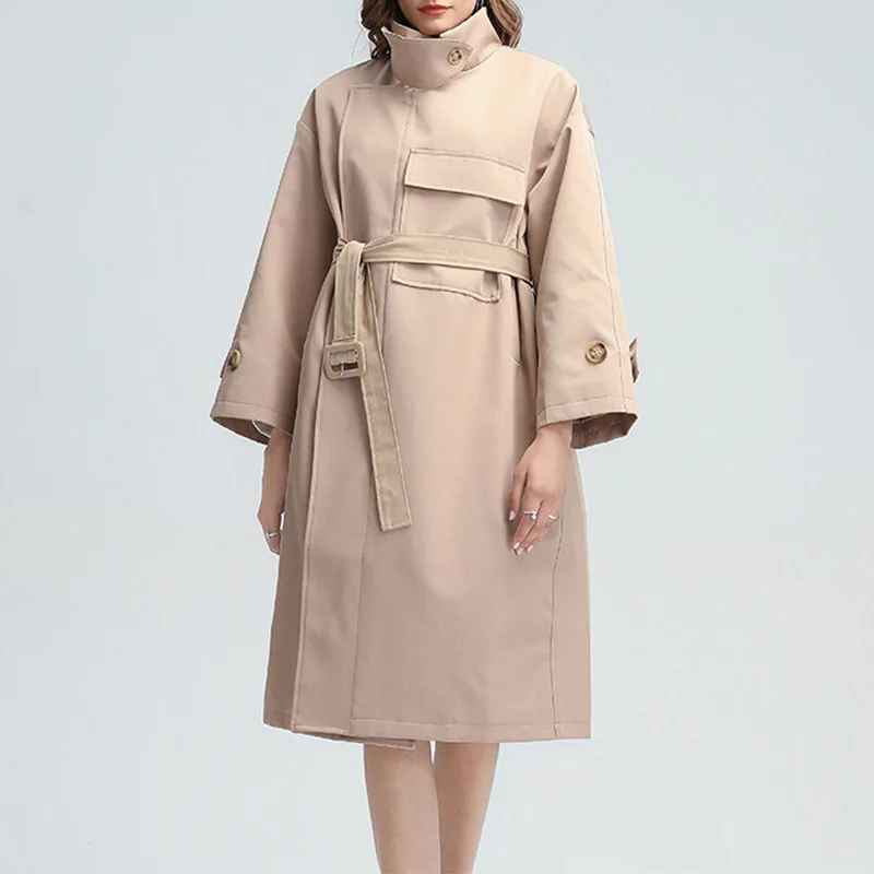 EP 2021 Womens Windbreakers Too Faced Solid Women Trench Coat Spring Jackets Long Winter Clothing
EP 2021 Womens Windbreakers Too Faced Solid Women Trench Coat Spring Jackets Long Winter Clothing