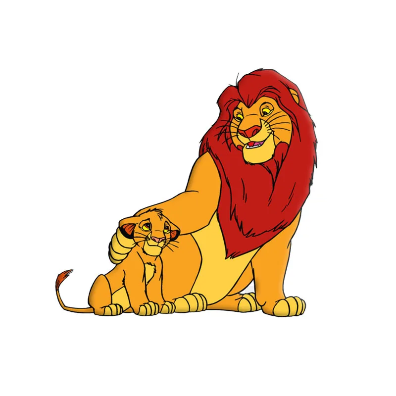 1 шт. лев Король Simba Роар наклейка для тележки Чехол рюкзак стол ПВХ автомобиль DIY