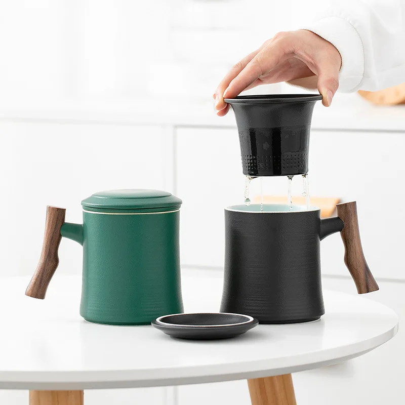 Ceramic Mug Stoneware Office Large Capacity Filter with Cover Home Tea Separation Tea Brewing Cup
Ceramic Mug Stoneware Office Large Capacity Filter with Cover Home Tea Separation Tea Brewing Cup