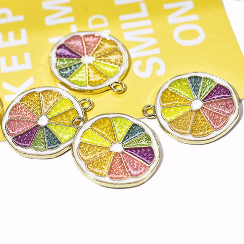 5pcs Cartoon lemon Pendant colorful Lemon Creative Gifts Alloy metal multi-function DIY ornaments, earrings and Earrings
5pcs Cartoon lemon Pendant colorful Lemon Creative Gifts Alloy metal multi-function DIY ornaments, earrings and Earrings