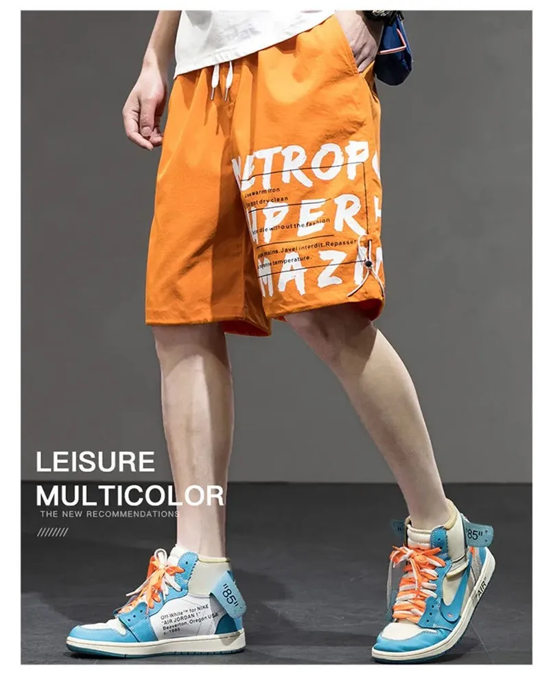 Shorts Men Summer 2021 New Style External Wear Casual Korean Version Popular Logo Large Size Shorts Five Minutes Sport Pants 
Shorts Men Summer 2021 New Style External Wear Casual Korean Version Popular Logo Large Size Shorts Five Minutes Sport Pants