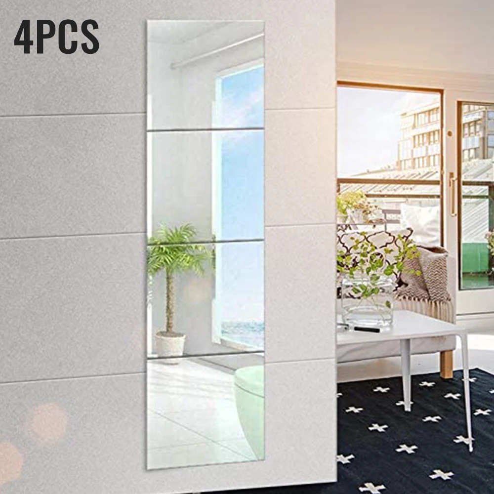 4pcs Square Mirror Tile Wall Sticker 30*30cm Acrylic mirror adhesive stickers Home Bathroom Decor DIY Mirrors for Wall
4pcs Square Mirror Tile Wall Sticker 30*30cm Acrylic mirror adhesive stickers Home Bathroom Decor DIY Mirrors for Wall
