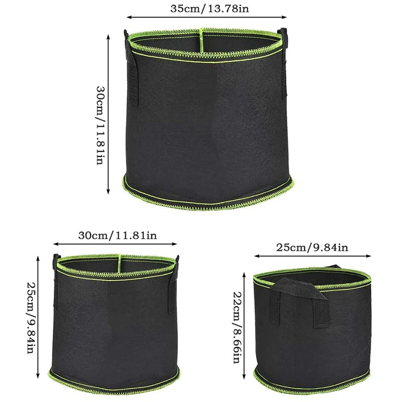 6 Planting Bags, 35,000 / 7 Gallon Non-Woven Potato Planting Bags, Planting Bags with Handles, Potatoes, Tomatoes
6 Planting Bags, 35,000 / 7 Gallon Non-Woven Potato Planting Bags, Planting Bags with Handles, Potatoes, Tomatoes