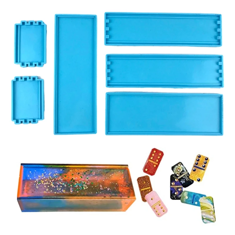 1 Set Domino Box Epoxy Resin Mold Storage Container Silicone Mould DIY Crafts Casting Tools
1 Set Domino Box Epoxy Resin Mold Storage Container Silicone Mould DIY Crafts Casting Tools