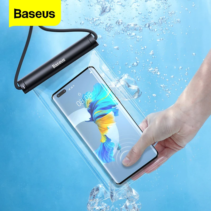 Baseus Universal Waterproof Phone Case IPX8 Water Proof Swim Pouch Bag Mobile Phone Cover For iPhone 12 Pro Max X Xiaomi Samsung
Baseus Universal Waterproof Phone Case IPX8 Water Proof Swim Pouch Bag Mobile Phone Cover For iPhone 12 Pro Max X Xiaomi Samsung