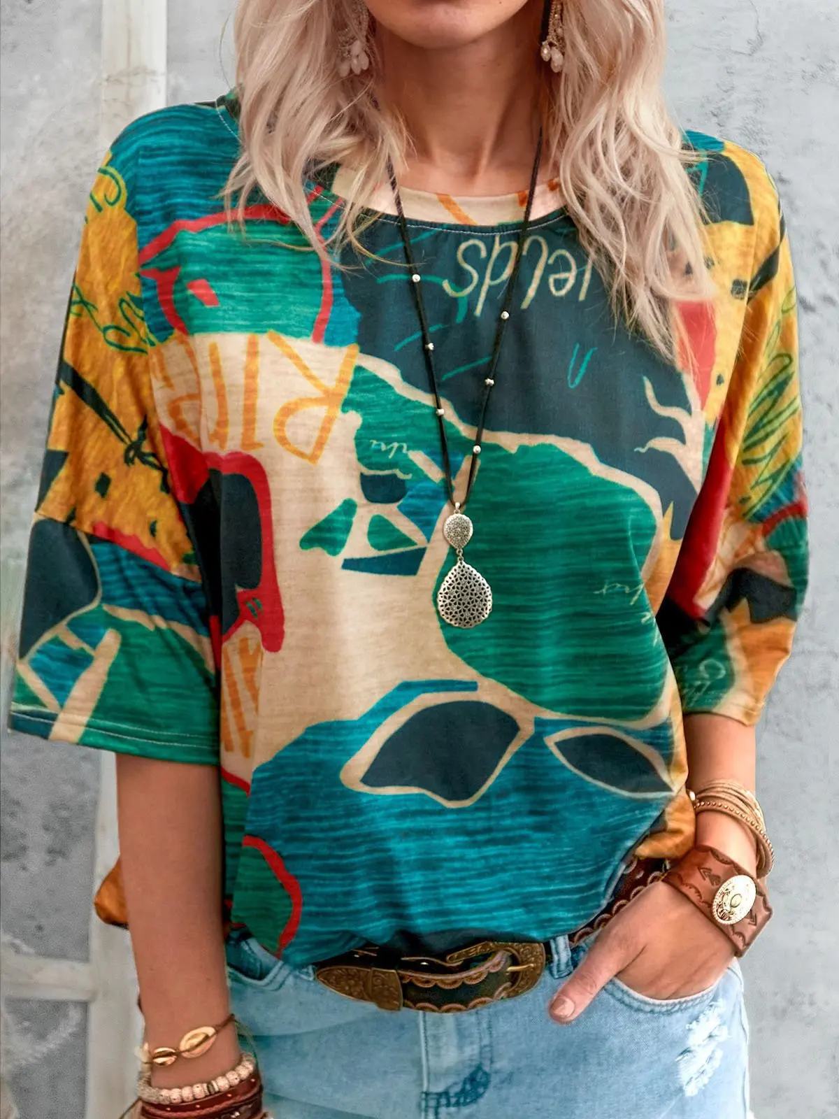 Summer Half Sleeve T Shirt Women O-Neck Map Print Cotton T-Shirts Ladies Plus Size Tops Casual Loose Tees Camisetas De Mujer
Summer Half Sleeve T Shirt Women O-Neck Map Print Cotton T-Shirts Ladies Plus Size Tops Casual Loose Tees Camisetas De Mujer