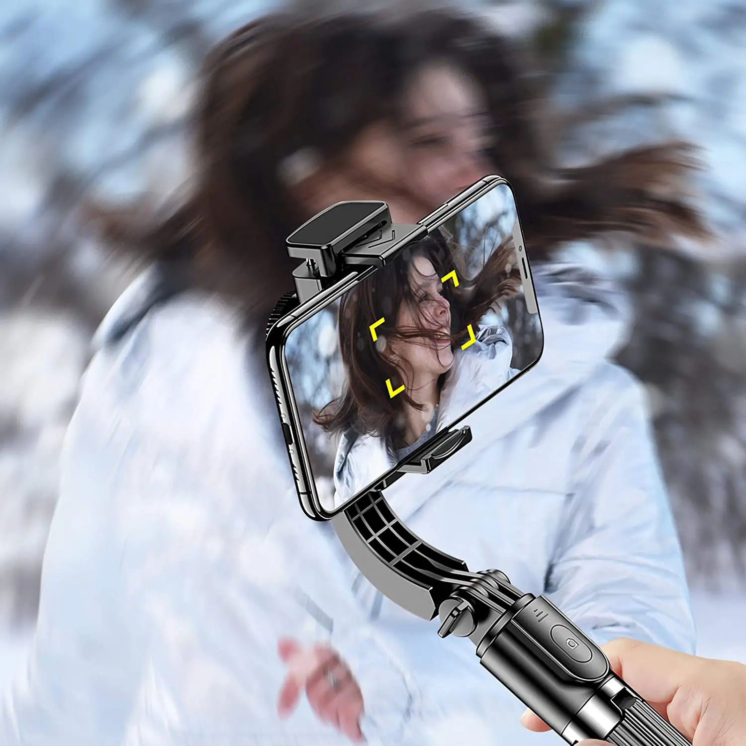 Pan tilt stabilizer, mobile phone selfie lever, mobile phone camera stabilizer
Pan tilt stabilizer, mobile phone selfie lever, mobile phone camera stabilizer