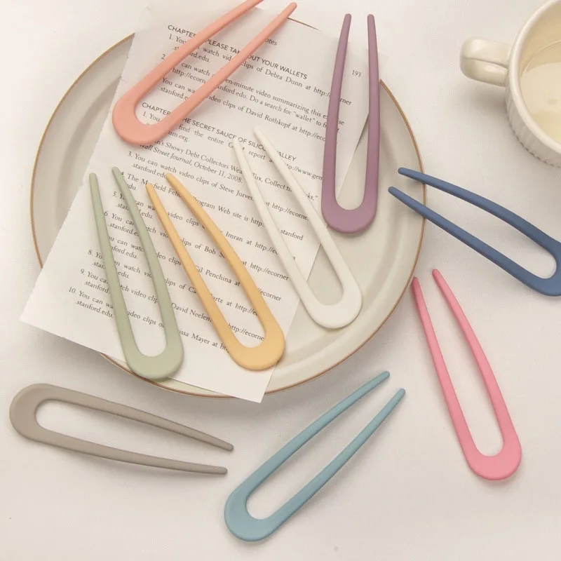 Fashion Candy Color Frosted Hair Sticks for Women Shell Hair Clip Pins Minimalist U Shape Girls Hairpins Hair Bun Maker Headwear
Fashion Candy Color Frosted Hair Sticks for Women Shell Hair Clip Pins Minimalist U Shape Girls Hairpins Hair Bun Maker Headwear