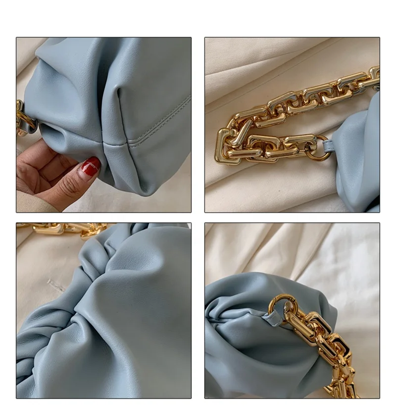 FABLAUGH Day Clutch Pleated Baguette Pouch Women Fashion Handbags Shoulder Cloud Bag Handbags Type Style Main Material Shape
FABLAUGH Day Clutch Pleated Baguette Pouch Women Fashion Handbags Shoulder Cloud Bag Handbags Type Style Main Material Shape