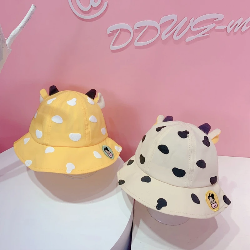 K3NF Toddler Kids Summer Cotton Dome Bucket Hat Cute Cartoon Cow Embroidery Wide Brim Outdoor Sun Protection Fisherman Cap
K3NF Toddler Kids Summer Cotton Dome Bucket Hat Cute Cartoon Cow Embroidery Wide Brim Outdoor Sun Protection Fisherman Cap