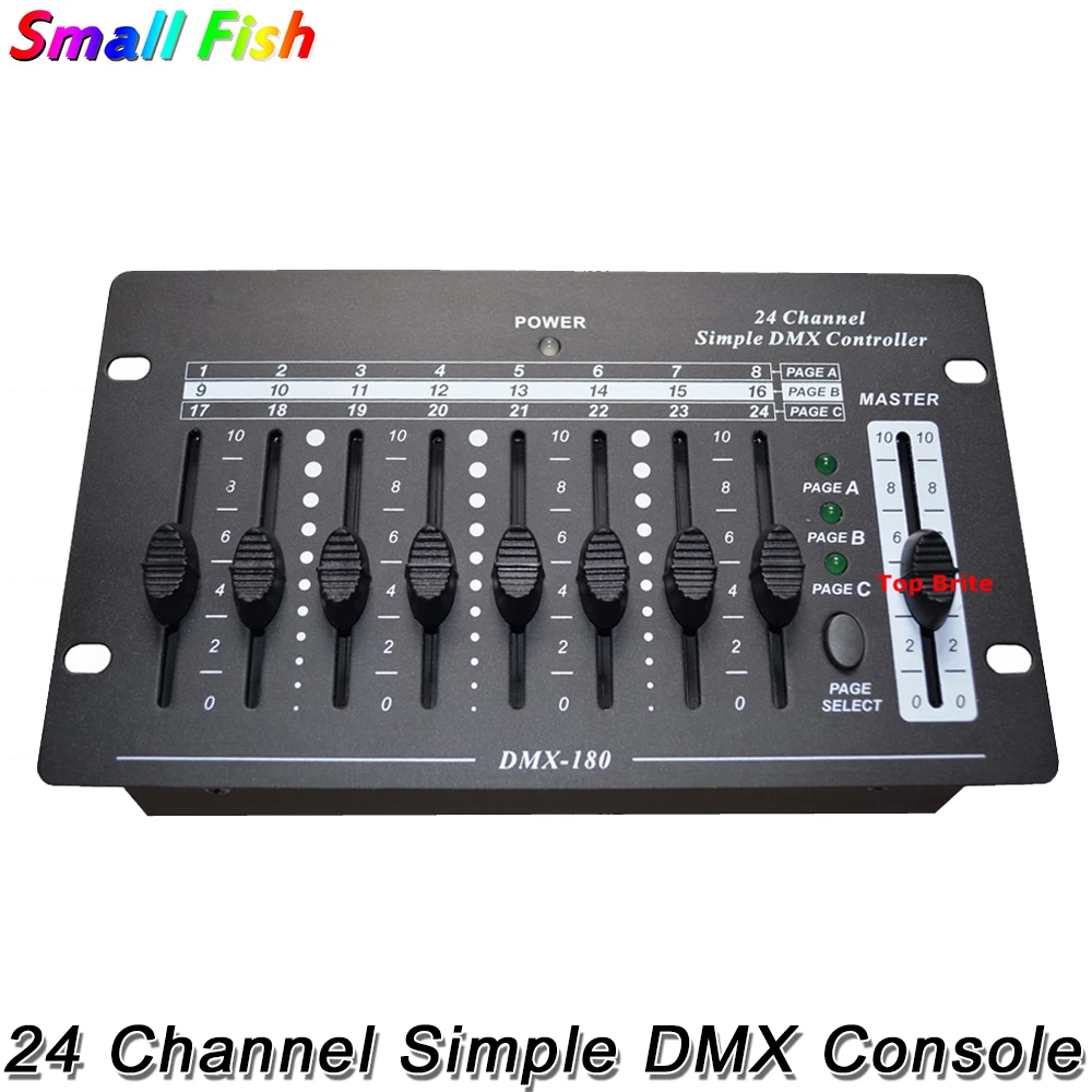 Big Discount High Quality 1Pcs/Lot 24 Channel Simple DMX Controller DMX 512 Console For Stage DJ Disco Lighting Fast Shipping 
Big Discount High Quality 1Pcs/Lot 24 Channel Simple DMX Controller DMX 512 Console For Stage DJ Disco Lighting Fast Shipping