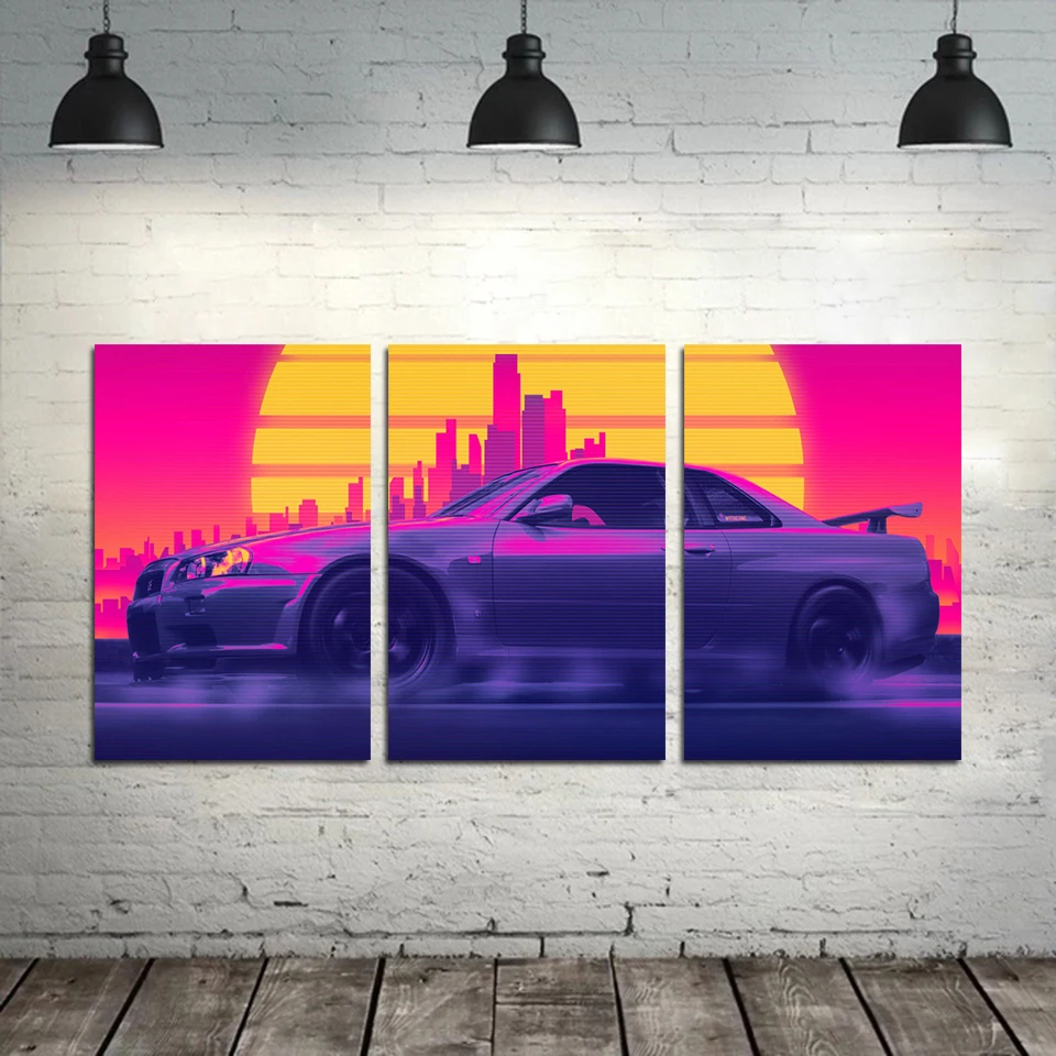 Home Decorative Canvas HD Prints Nissan Skyline GTR Paintings Car Cool Modular Pictures Wall Art Poster Artwork No Framed
Home Decorative Canvas HD Prints Nissan Skyline GTR Paintings Car Cool Modular Pictures Wall Art Poster Artwork No Framed