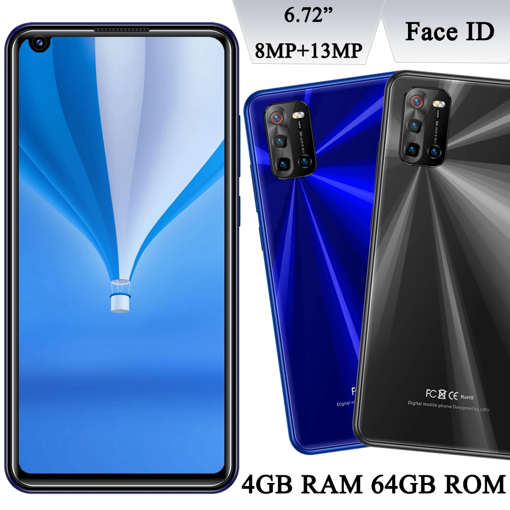 8MP+13MP 9A Pro 6.72" Screen Face ID Android Front/Back Camera Global Smartphones 4G RAM+64G ROM Mobile Phone Celulares Unlocked 
8MP+13MP 9A Pro 6.72" Screen Face ID Android Front/Back Camera Global Smartphones 4G RAM+64G ROM Mobile Phone Celulares Unlocked