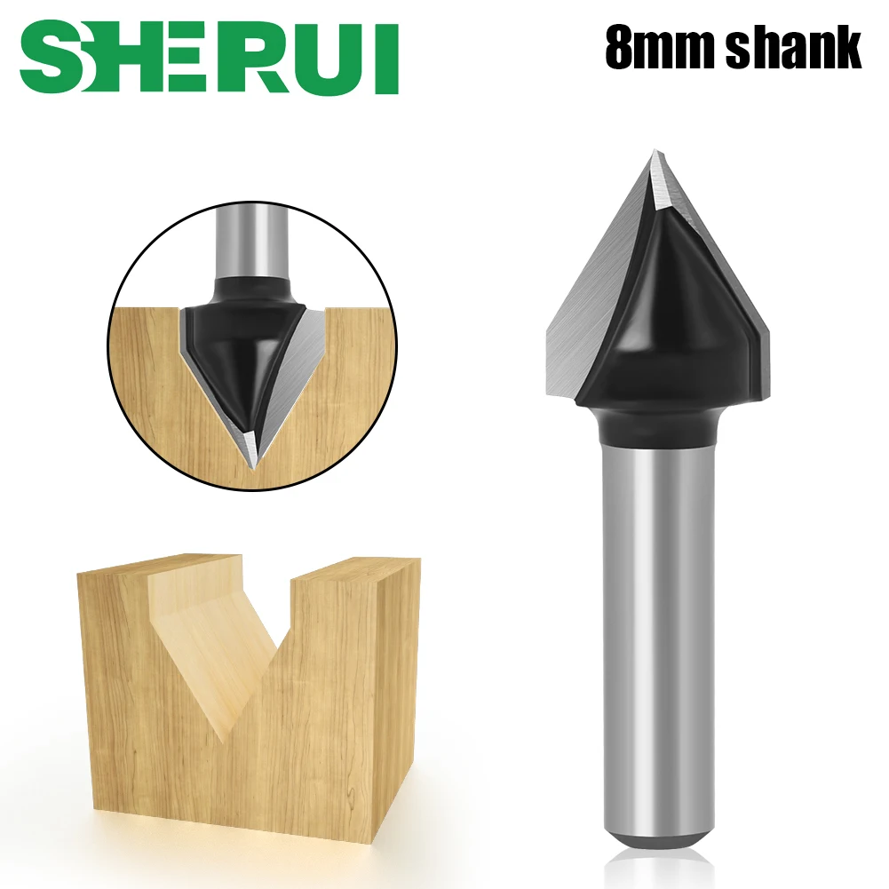 Концевая фреза для дерева Shank60 8 мм 1 шт. | Инструменты