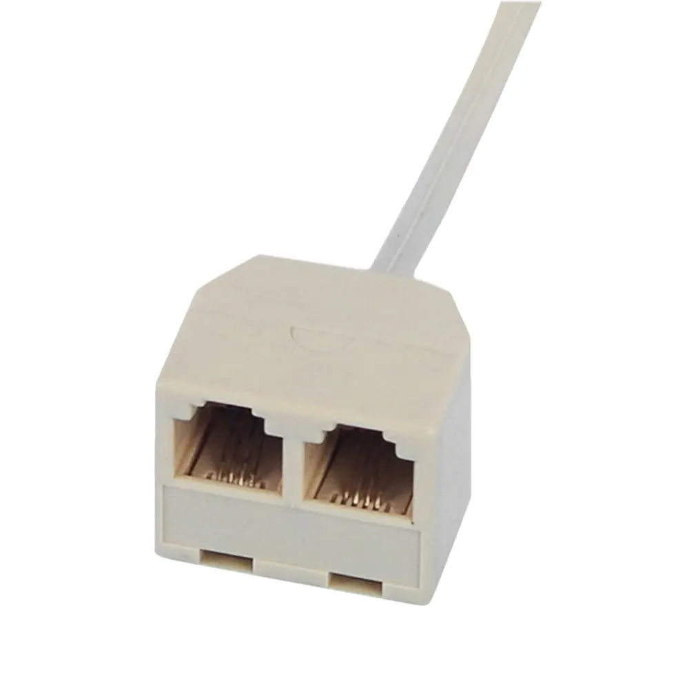 RJ11 6P4C штекер для женский 2 способ телефонный разъем сплиттер телефонная линия