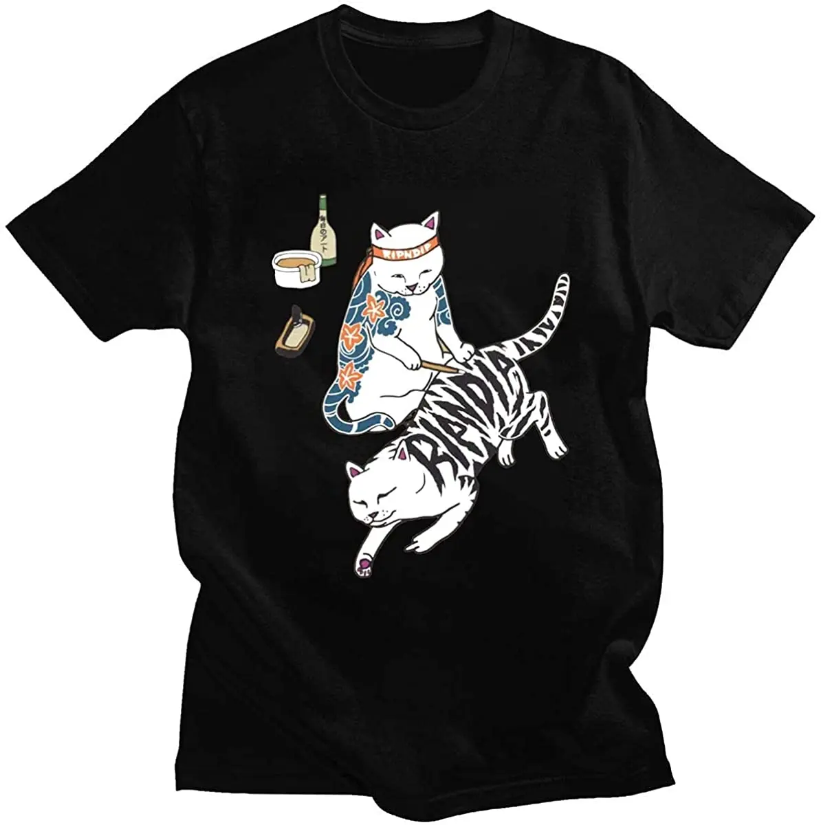 Men's Japanese Middle Finger Cat T-Shirt Harajuku T-Shirt Casual Short Sleeve Top Printed Pattern Men
Men's Japanese Middle Finger Cat T-Shirt Harajuku T-Shirt Casual Short Sleeve Top Printed Pattern Men