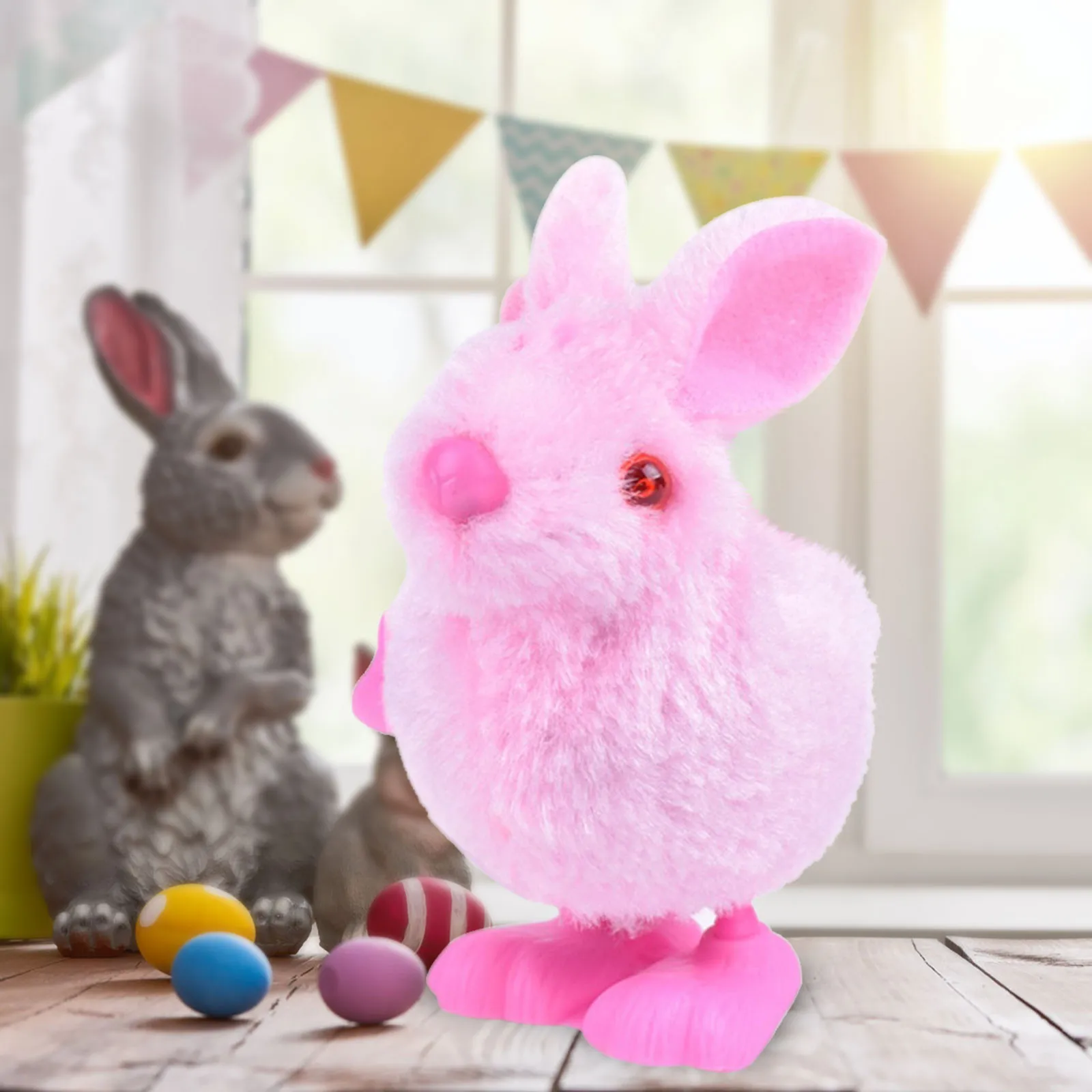 Kawaii Rabbit Stuffed Toys Plush Cute Bunny Toys Infant Child Stuffed Toys Hopping Wind Up Easter Gift For Kids Adults Girls
Kawaii Rabbit Stuffed Toys Plush Cute Bunny Toys Infant Child Stuffed Toys Hopping Wind Up Easter Gift For Kids Adults Girls