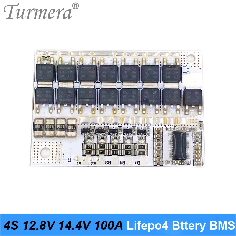 Lifepo4 4S 100A 12 8 V 14 4 32650 32700 Battery Balance BMS для электролодки бесперебойный источник