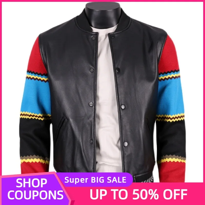 2021 Black Genuine Leather Jacket Men Casual Style Plus Size 3XL Real Natural Sheepskin Autumn Slim Fit Short Young Male Coat
2021 Black Genuine Leather Jacket Men Casual Style Plus Size 3XL Real Natural Sheepskin Autumn Slim Fit Short Young Male Coat