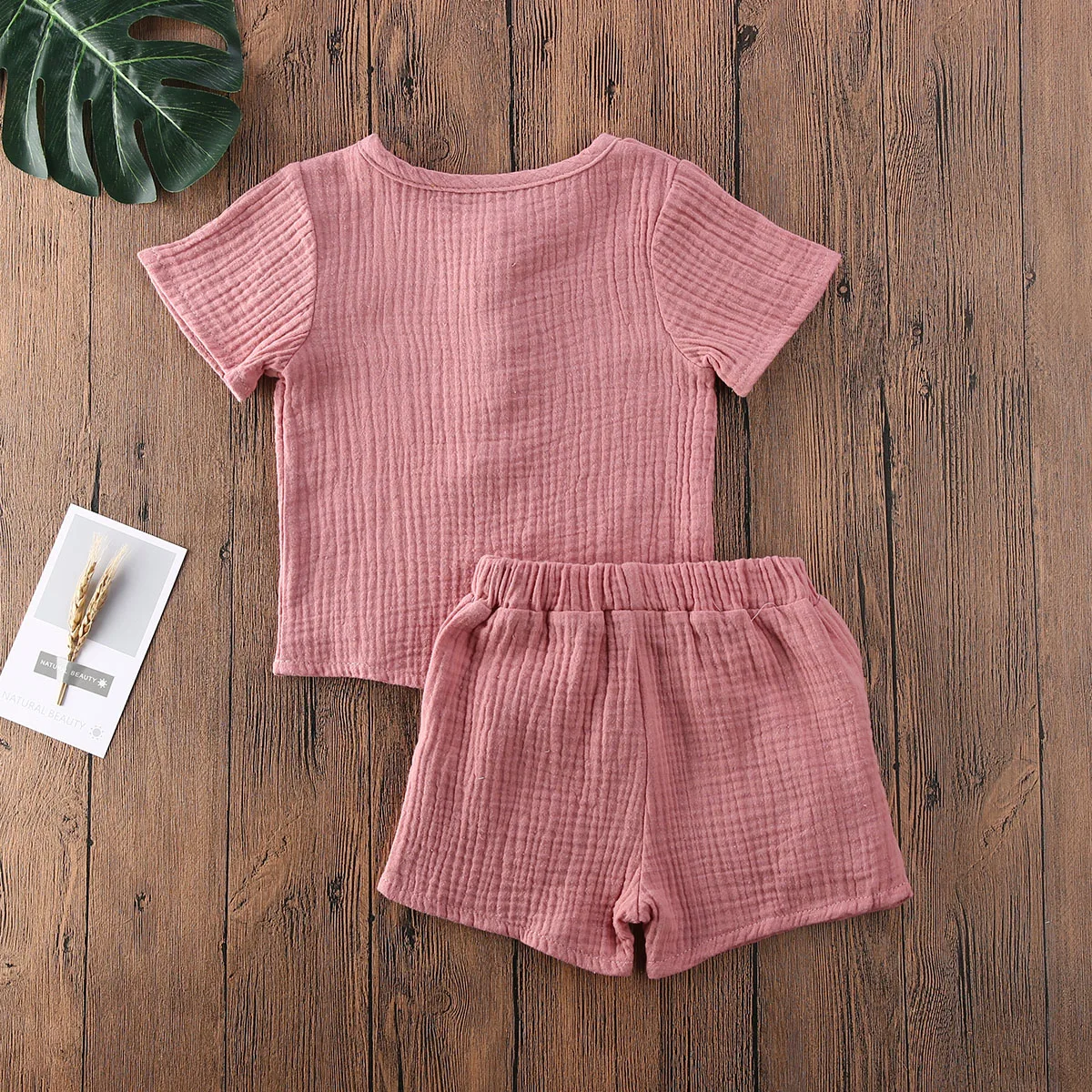 2020 Baby Summer Clothing Toddler Kids Boys Cotton Linen Casual Clothes T-shirt Tops&ampPants Short Sleeve Outfit 2Pcs Set | Детская