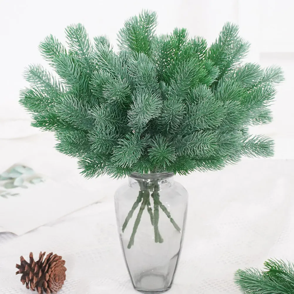 Artificial Pine Needles Simulation Green Plants Branches Decoration DIY Accessories For Christmas Trees Garland Wreath Green 
Artificial Pine Needles Simulation Green Plants Branches Decoration DIY Accessories For Christmas Trees Garland Wreath Green