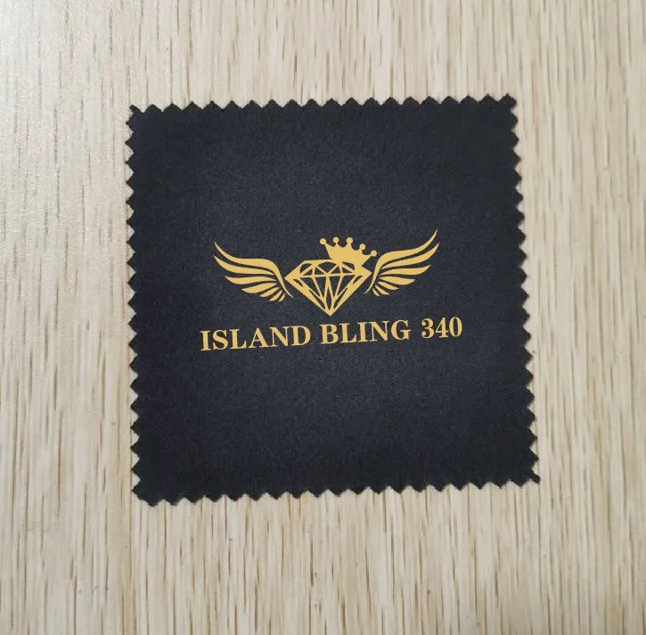 500 PCS 8*8cm Micro Suede Black Jewelry Polishing Cloth Printed with Gold Color Logo With Each OPP Packing Ship by DHL
500 PCS 8*8cm Micro Suede Black Jewelry Polishing Cloth Printed with Gold Color Logo With Each OPP Packing Ship by DHL