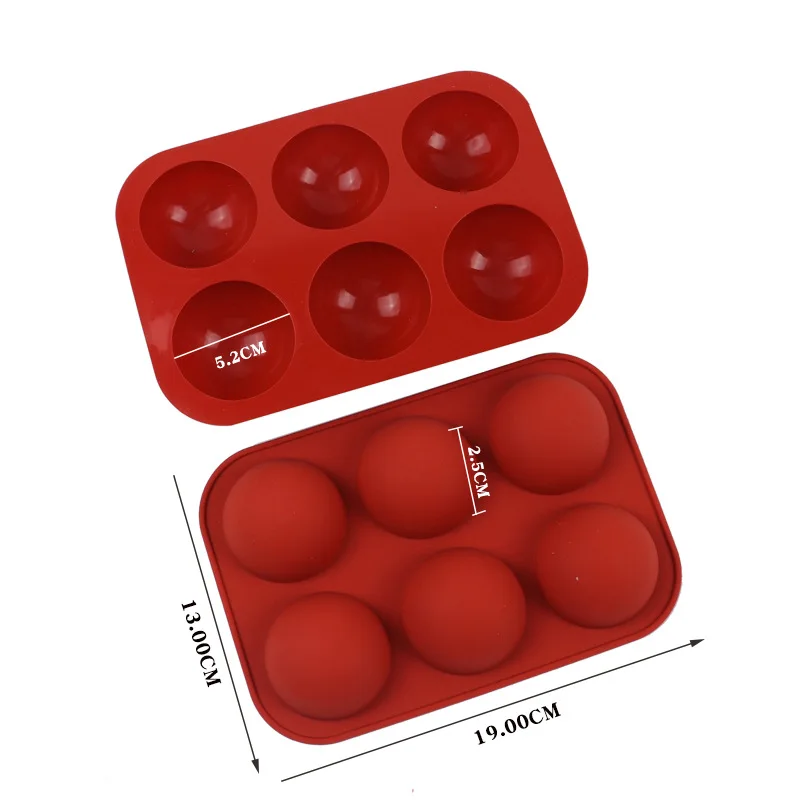 6 Semicircle Mousse Silicone Mold For DIY CupCake Chocolate Candy Pastry Dessert Bakeware Kitchen Accessories Baking Tool 
6 Semicircle Mousse Silicone Mold For DIY CupCake Chocolate Candy Pastry Dessert Bakeware Kitchen Accessories Baking Tool