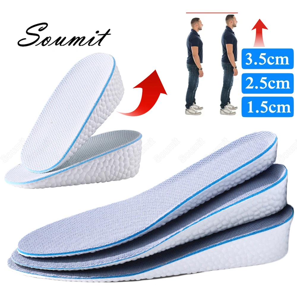 Memory Foam Height Increase Insoles for Women's Shoes Men Sneakers Heel Insert Comfort Deodorant Shoe Sole Lifting Template
Memory Foam Height Increase Insoles for Women's Shoes Men Sneakers Heel Insert Comfort Deodorant Shoe Sole Lifting Template