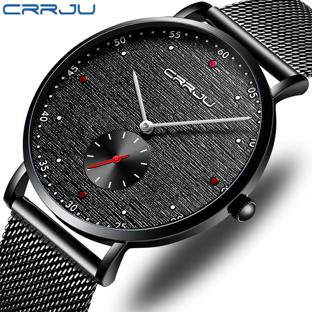 Relojes de hombre CRRJU новые мужские часы Роскошные Бизнес водонепроницаемые тонкие сетчатые кварцевые наручные часы Модные Военные спортивные муж...
Relojes de hombre CRRJU новые мужские часы Роскошные Бизнес водонепроницаемые тонкие сетчатые кварцевые наручные часы Модные Военные спортивные муж...