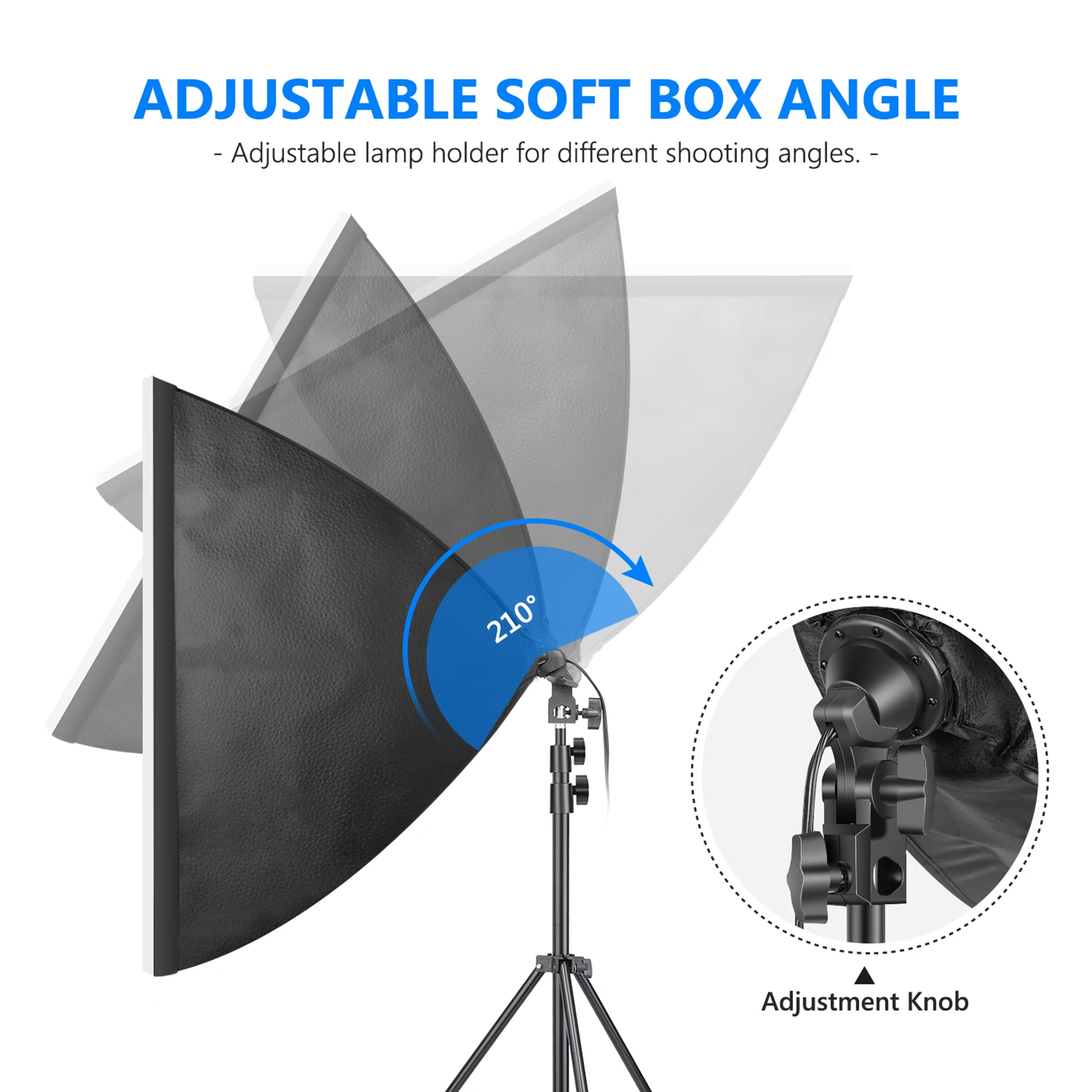 Neewer 2-Pack Softbox Lighting Kit, Photo Studio Continuous Lighting System with Remote Control for Photography,Video Shooting 
Neewer 2-Pack Softbox Lighting Kit, Photo Studio Continuous Lighting System with Remote Control for Photography,Video Shooting