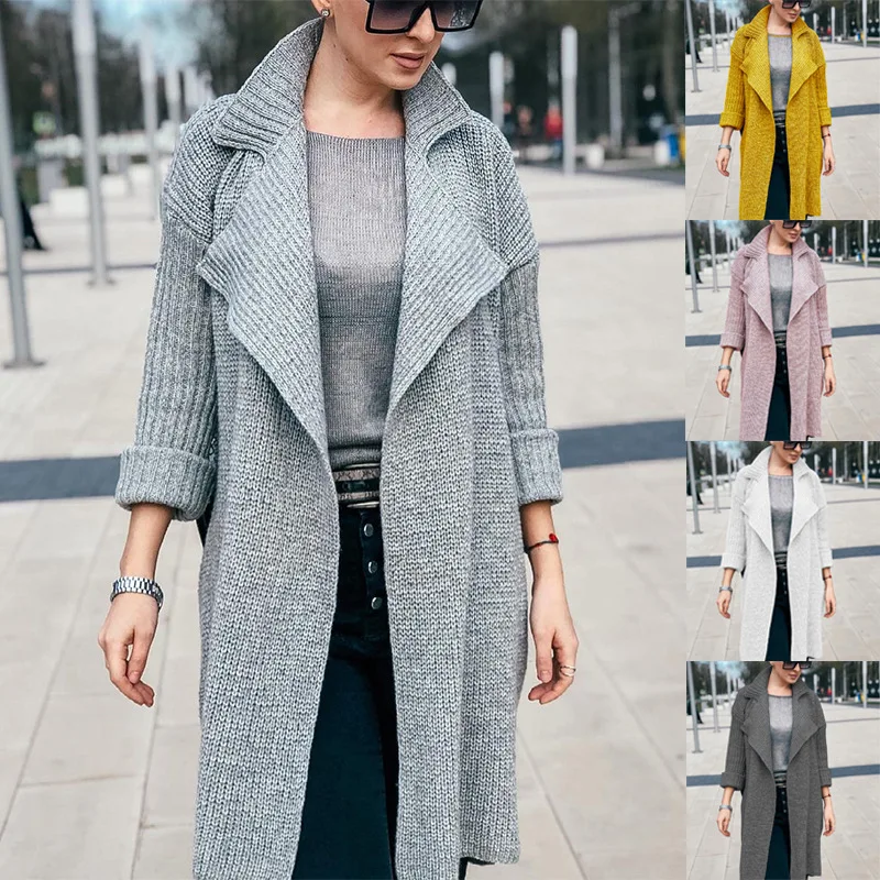 2021 autumn and winter new cardigan fashion ladies mid-length knitted sweater windbreaker jacket women's clothing
2021 autumn and winter new cardigan fashion ladies mid-length knitted sweater windbreaker jacket women's clothing
