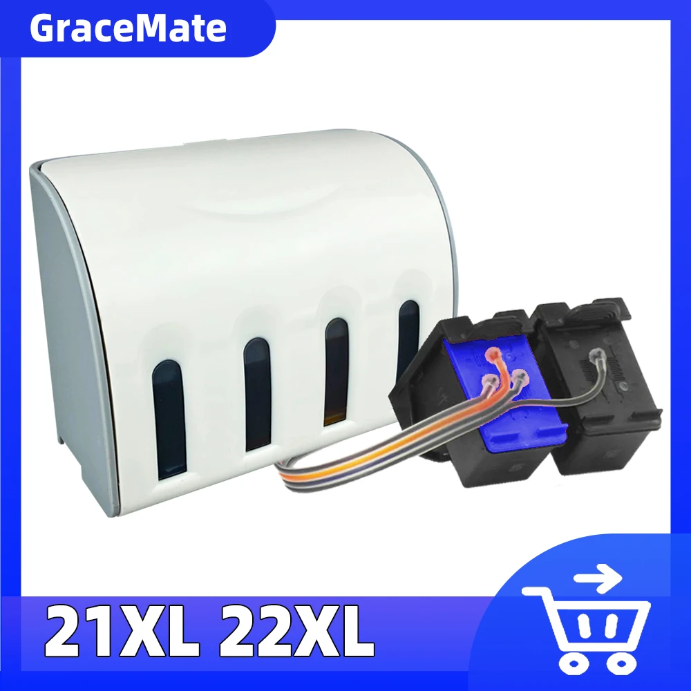 Compatible For Hp 21 22 Continuous Ink Supply System DeskJet F2212 F2214 F2235 F2238 F2240 2250 2275 Printer Cartridge
Compatible For Hp 21 22 Continuous Ink Supply System DeskJet F2212 F2214 F2235 F2238 F2240 2250 2275 Printer Cartridge