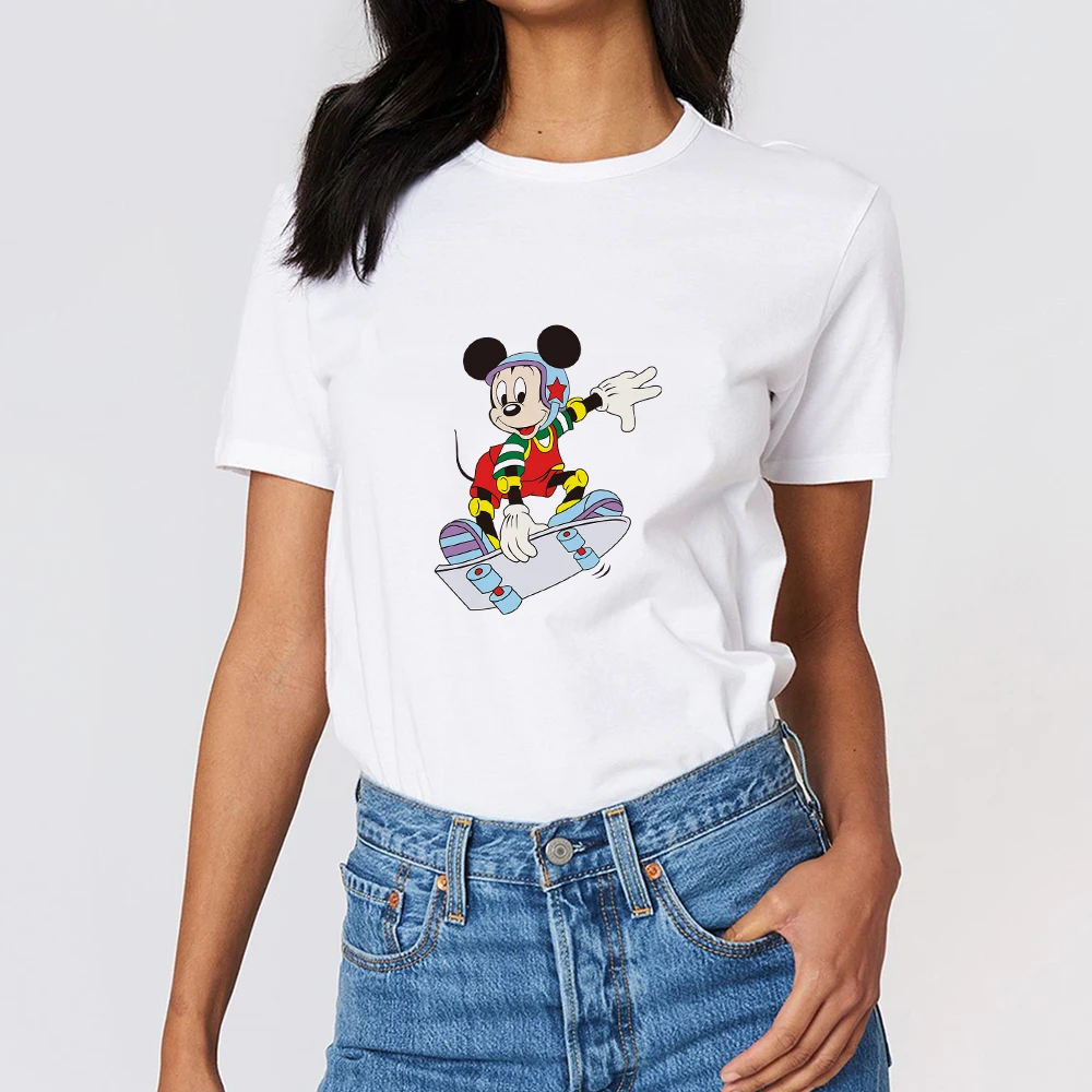 Disney Mickey Mouse Clothes Women Hipster Streetwear America Shirt Skateboarding Fashion Female T shirt Summer Short Sleeve
Disney Mickey Mouse Clothes Women Hipster Streetwear America Shirt Skateboarding Fashion Female T shirt Summer Short Sleeve