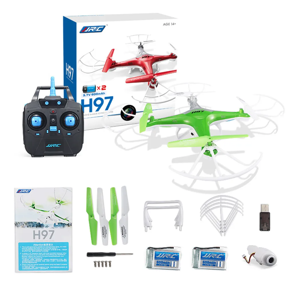 JRC H97 480P UAV 4CH 2.4G 6-Axis Gyroscope Remote Control Aircraft With One Key Return Photography Aerial Model Led Night Lights
JRC H97 480P UAV 4CH 2.4G 6-Axis Gyroscope Remote Control Aircraft With One Key Return Photography Aerial Model Led Night Lights