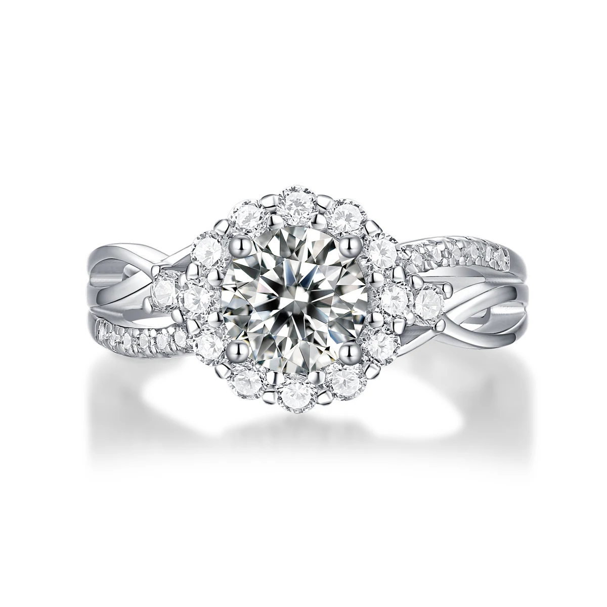 Fashion Modern Sterling Silver 925 High Quality Moissanite Engagement Ring Dazzling Wedding And Party Women Rings For Gift
Fashion Modern Sterling Silver 925 High Quality Moissanite Engagement Ring Dazzling Wedding And Party Women Rings For Gift