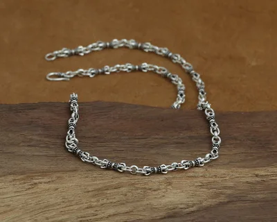 925 Sterling Silver Necklace for women and men 5mm Thick Heavy Buddha Buddhist Heart Sutra Necklace Christmas gifts
925 Sterling Silver Necklace for women and men 5mm Thick Heavy Buddha Buddhist Heart Sutra Necklace Christmas gifts