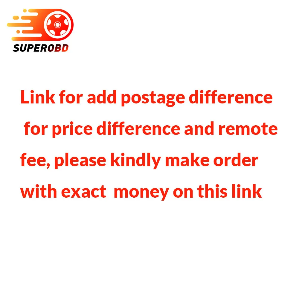 

Link for add postage difference for price difference and remote fee, please kindly make order with exact money on this